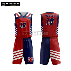 ชุดบาสเก็ตบอลผ้าโพลีเอสเตอร์สำหรับผู้ชายเสื้อทีมกีฬาระบายอากาศน้ำหนักเบามีโลโก้ออกแบบได้ตามต้องการ - Product Image 1