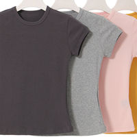 T-shirts Streetwear Oversize Personnalisés de Haute Qualité pour Femmes – Col Uni, Mélange Spandex Élastique et Respirant, Tendance Mode