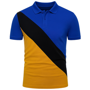 Classic Cool Comfort Solid Jersey Diseño de 3 paneles para camisa Viscosa/Algodón Piqué Manga corta Llamador acanalado Regular Fit Golf - Product Image 2