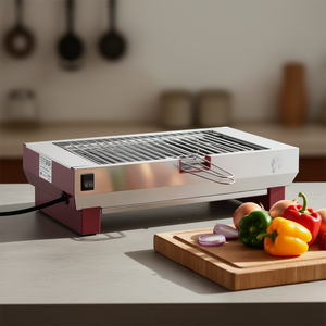 Parrilla Eléctrica de Acero Inoxidable de 2000W con Diseño B840 - Product Image 3