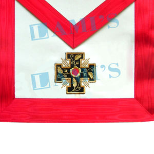 Masonic ASSR 18th Degree Knight <b>Rose</b> Croix Apron High Quality Masonic Regalia Apron for Uniform - Product Image 4