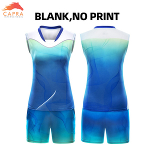 ชุดวอลเลย์บอลแบบกำหนดเองสำหรับการพิมพ์แบบรีดร้อน ระบายอากาศได้ดี ผลิตจากโพลีเอสเตอร์ 100% ชุดกีฬาสำหรับผู้ใหญ่แบบ unisex - Product Image 3