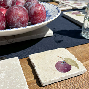 Posavasos de mármol vintage con acabados rústicos, formas clásicas y tonos terrosos naturales ahora a granel para distribución al por mayor - Product Image 6