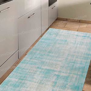 Printed <b>Rug</b>: Blue <b>Flat</b> <b>Rug</b>, Boho <b>Rug</b>, Minimal Moroccan Design,Luxury Velvet <b>Rug</b> - Product Image 3