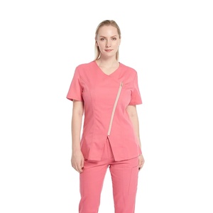 Traje de Licra de Poliéster Elástico Suave Unisex, Uniformes Médicos, Top Quirúrgico, Pantalones, Conjuntos de Cuidado de Enfermería - Product Image 1