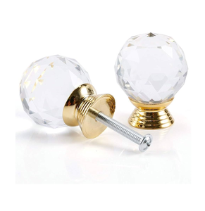 Perillas de gabinete de acrílico Muebles para el hogar Perillas hechas a mano Cajón Push & Pull Knob diseño creativo de buena calidad - Product Image 5