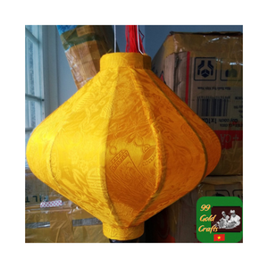 Linterna de seda de bambú de primera calidad para colgar al aire libre, linternas de tela Hoi an coloridas para restaurante, cafetería, fiesta, decoración de boda - Product Image 5