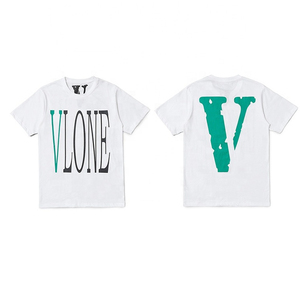 Camisetas de algodón 100% pesadas con cuello redondo personalizadas, camisetas de manga corta con estampado gráfico de gran tamaño para hombre - Product Image 4