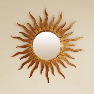 Miroir mural décoratif en verre et métal de luxe de haute qualité moderne pour le salon, la chambre et le bureau pour l'hôtel - Product Image 3