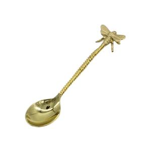 Brass Flatware <b>Tea</b> Spoon for Wedding Party & Home <b>butterfly</b> Design Flatware Spoon for Handicraft Item Golden <b>Tea</b> Spoon - Product Image 1