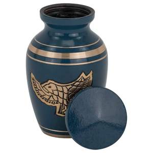 High Quality Handcrafted Modern Design Metal Memorial Urns Durable <b>Keepsake</b> Cremation Containers Engravable Surfaces <b>for</b> <b>Ashes</b> - Product Image 2