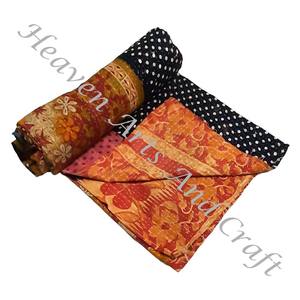 Kantha <b>Quilt</b> Gudari Kantha <b>Quilt</b> Gudari Hot Selling Wholesale Gold Supplier GD1097 <b>Handmade</b> Kantha <b>Quilt</b> Cotton Printed Indian - Product Image 1