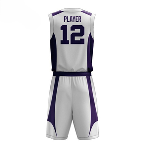Uniformes de basket-ball personnalisés de haute qualité, 100% polyester, anti-UV, séchage rapide, évacuation de l'humidité, respirant, confortable - Product Image 2