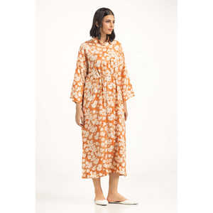 ชุดลำลอง WM-DRS-WS25-701 คอปกสี่เหลี่ยม เอวยางยืด ตกแต่งซิป ระบายอากาศได้ดี โปร่งแสง สำหรับสาวออฟฟิศ ทรงปกติ - Product Image 4