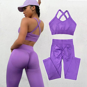Nouveauté 2026/27 – Soutien-gorge personnalisé pour femme, soutien-gorge de yoga, soutien-gorge et culotte sexy, ensemble de sport, soutien-gorge et legging de yoga, short - Product Image 1