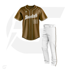 Venta al por mayor de fábrica, uniforme de béisbol de impresión personalizada para hombre, camiseta de béisbol de manga corta de talla grande - Product Image 2