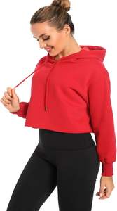 Sudaderas personalizadas para equipos, sudaderas cortas, diseña tu propio logotipo y texto, forro polar suave, perfectas para equipos deportivos, sudaderas para mujer. - Product Image 4