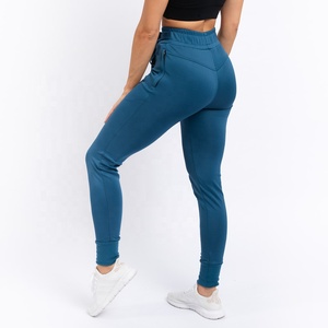 Pantalons de jogging d'hiver pour femmes, streetwear, haute qualité, 100% coton, extensible, respirant, devant plat - Product Image 4