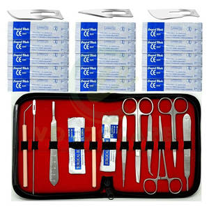 Kit complet de suture en acier inoxydable pour étudiants en médecine comprenant des outils de suture en silicone Vente en gros - Product Image 6