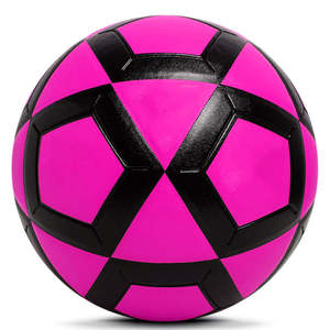 El mejor balón de fútbol de Pu con estampado de rayas coloridas personalizadas - Product Image 2