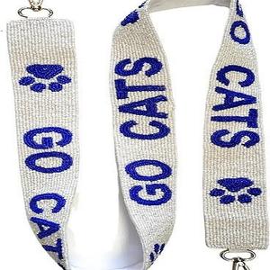 Correa de Bolso Deportiva con Cuentas de Algodón Go Cats, Accesorio de Bolso Hecho a Mano, Perfecto para Personalizar - Product Image 3