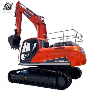 รถขุดตีนตะขาบ Doosan DX300 มือสอง ขนาด 30 ตัน บุ้งกี๋ 1.5 ลบ.ม. แบรนด์เกาหลีแท้ รถขุดก่อสร้างขนาดใหญ่ ชั่วโมงการทำงานต่ำ ได้รับการรับรองมาตรฐาน CE - Product Image 1