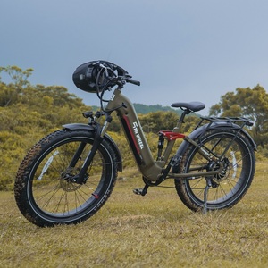 Bicicleta Eléctrica de Montaña Todoterreno con Llantas Anchas para Adultos desde Almacén en EE. UU. Envío Rápido Potente Batería de Litio Motor de 750W Aleación de Aluminio - Product Image 3