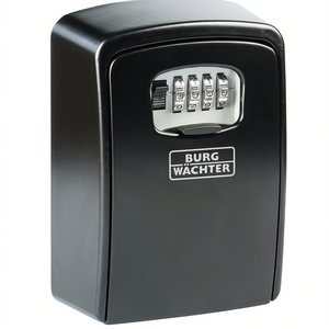 BURG-WCHTER 40 H145xW105xD55mm Key Safe with Protective Cap and Combination <b>Lock</b> for Home Storage & Organization - Product Image 3