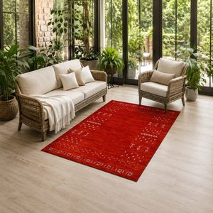 Tapis de salon en chenille antidérapant, imprimé numériquement, style moderne vintage, noir anthracite, lavable en machine, vente en gros RUGS DEPOT LXDP-0984 - Product Image 6