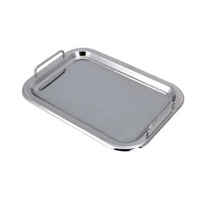 ถาดเสิร์ฟสแตนเลสสตีลเสร็จแบบโบราณใช้สำหรับงานปาร์ตี้ธีมวินเทจงานปาร์ตี้แบบคลาสสิกและการตกแต่งกลางโต๊ะ - Product Image 5