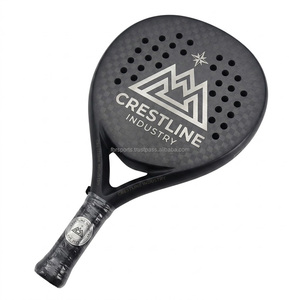 Raqueta de Pádel Profesional de Fibra de Carbono, Portátil, Duradera, de Alta Velocidad, Personalizable OEM, Pala de Tenis de Mesa - Product Image 6