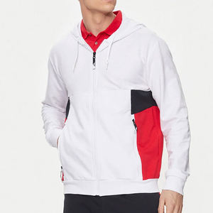 High Street Style hommes fermeture éclair bloc à capuche/Multi couleur à la mode hommes fermeture éclair bloc à capuche à vendre - Product Image 1