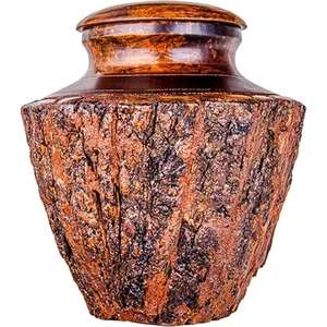 Urne funéraire en bois élégante pour animaux de compagnie Urne faite à la main pour cendres humaines Urne personnalisée pour enterrement ou affichage commémoratif d'Inde - Product Image 3