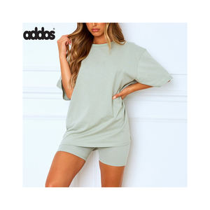 Conjunto de Top Corto y Pantalones Cortos para Mujer, Diseño Personalizado para Uso en Exteriores, Color Sólido, Cómodo - Product Image 5