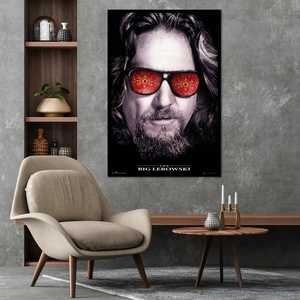 Póster en lienzo de The Big Lebowski con la imagen del Dude para decoración de pared - Product Image 1