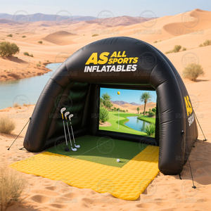 Pratique <span class=keywords><strong>Golf</strong></span> Club Net Cage Gonflable <span class=keywords><strong>Golf</strong></span> Simulateur Tente Formation En Plein Air Conduite Frapper Écran Gonflable Tente <span class=keywords><strong>Maison</strong></span> - Product Image 5