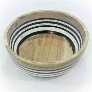 Compre un Tazón de Madera de Acacia de Diseño Único, Fabricación de Vajilla de la Mejor Calidad, Juego de Tazones para Servir Ensaladas a un Precio Económico - Product Image 1