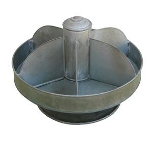 Conception personnalisée Organisateur de quincaillerie rotatif de comptoir en métal Plateau de service rond pour une utilisation polyvalente - Product Image 3