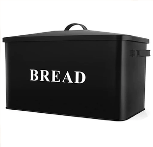 Boîte à pain en métal de stockage de pain peint en étain mat rose avec couvercle pour les décors de cuisine disponibles en gros depuis l'Inde - Product Image 5