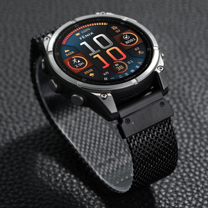 Bracelet de montre magnétique en boucle milanaise QuickFit 26 mm 22 mm sans espaces pour Garmin <span class=keywords><strong>Fenix</strong></span> 8 7x 7pro 6 <span class=keywords><strong>6pro</strong></span> 5 Bracelet de montre pour Enduro 3 2 1 - Product Image 2