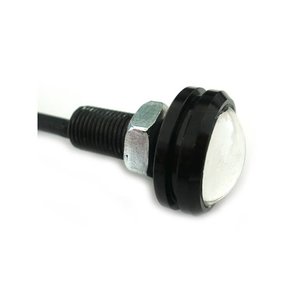 Pulsante Led di alimentazione modello Slim 12V 2W bianco freddo IP67 Eagle Eye luci di marcia diurna nero carrozzeria-auto e moto/ - Product Image 3