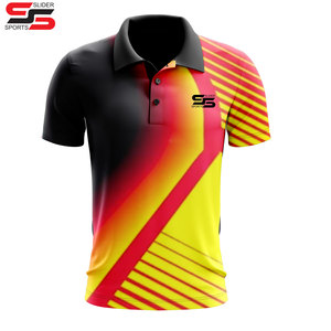 Chemises à Impression par Sublimation Totale Polo Personnalisé Sublimé Vêtements de Sport Polos pour Hommes - Product Image 5