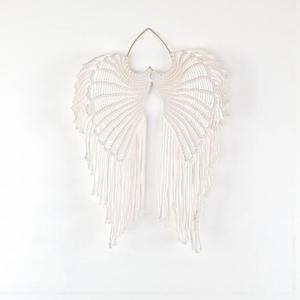 Decoración de Pared de Macramé Estilo Alas para Cafeterías y Restaurantes, Exhibición Artística de Pared y Decoración de Fondo para Fotografía - Product Image 2