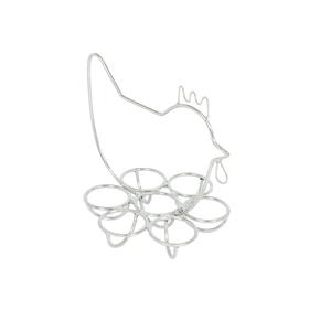 ที่ใส่ไข่แบบเกลียวสำหรับใช้ในครัวโต๊ะเครื่องมือไข่โลหะสีดำทันสมัย - Product Image 6