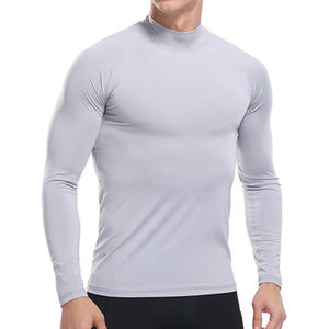 Camisetas de Compresión Personalizadas de Alta Calidad al por Mayor, Secado Rápido, Manga Larga, Elásticas, Mallas de Gimnasio para Deportes Activos, Protección contra Rozaduras - Product Image 2