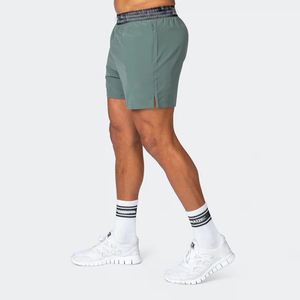 Pantalones Cortos Deportivos de Verano para Hombre, Ecológicos, Servicio OEM Personalizado, Transpirables, de Cintura Alta con Bolsillos para Correr y Hacer Ejercicio - Product Image 4