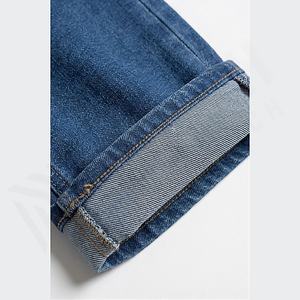 Pantalones Vaqueros para Hombre, Estilo Casual, Desgastados, Sin Rasgaduras, Ajustados, Largos, Duraderos, Color Personalizado, Venta al Por Mayor - Product Image 6