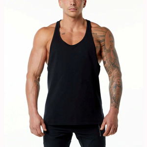 Vente en gros de débardeurs avec logo personnalisé Sports Muscle Bodybuilding Gym Running Singlets Stringer Fitness Débardeur pour homme - Product Image 4