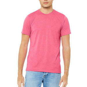 Camisetas grandes y altas de Color sólido 100% algodón transpirable camiseta promocional de fábrica al por mayor bajo MOQ impresión Logo camisetas - Product Image 3