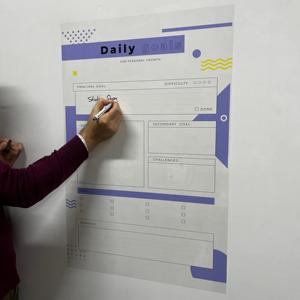 Planificador Diario Adhesivo Estático 2026, Pizarra Blanca Reutilizable sin Adhesivo, Planificador de Pared Modelo 9 - Product Image 4